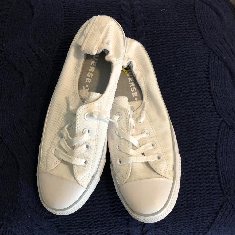 White slip-on Converse sneakers NWOT